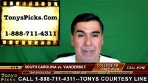 Vanderbilt Commodores vs. South Carolina Gamecocks Free Pick Prediction NCAA College Football Odds Preview 9-1-2016