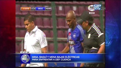 Emelec con varias bajas para medir al Deportivo Cuenca en Guayaquil