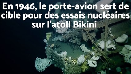 Plongée à la découverte d'un porte-avions coulé il y a 65 ans