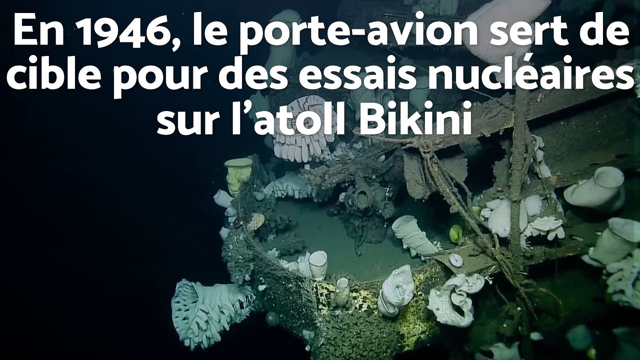 Plongée à la découverte d'un porte-avions coulé il y a 65 ans