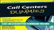 New Book Call Centers For Dummies