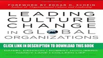 New Book Leading Culture Change in Global Organizations: Aligning Culture and Strategy