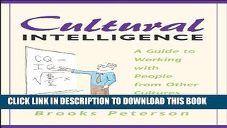 Collection Book Cultural Intelligence: A Guide to Working with People from Other Cultures