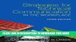 [Download] Strategies for Technical Communication in the  Workplace (3rd Edition) Paperback Online