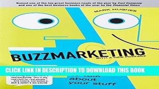 New Book Buzzmarketing: Get People to Talk About Your Stuff