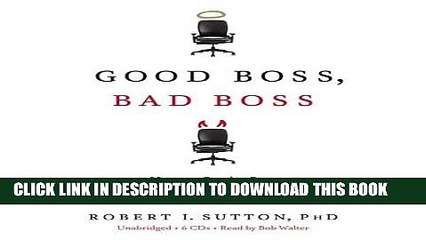 Collection Book Good Boss, Bad Boss: How to Be the Best... and Learn from the Worst