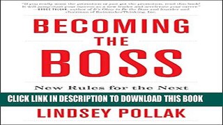 Collection Book Becoming the Boss: New Rules for the Next Generation of Leaders