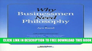 Collection Book Why Businessmen Need Philosophy
