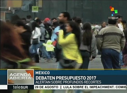 México: autoridades advierten de recortes presupuestales para el 2017