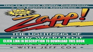 Collection Book Zapp! The Lightning of Empowerment: How to Improve Quality, Productivity, and