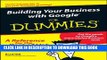 New Book Building Your Business with Google For Dummies