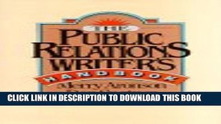 New Book The Public Relations Writer s Handbook