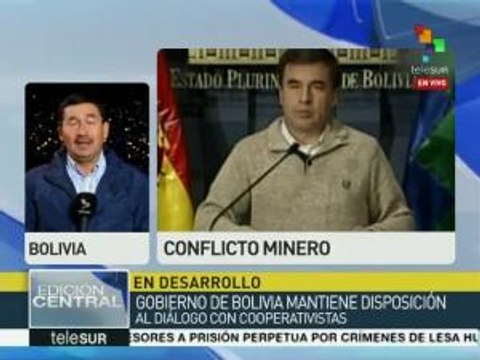 Bolivia: cooperativas mineras informan sobre nuevo deceso