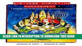 New Book BUSINESS MARKETING MANAGEMENT,6E (The Dryden Press series in marketing)