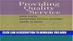 Collection Book Providing Quality Service: What Every Hospitality Service Provider Needs to Know