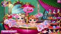 Baby Anna and Elsa Bath Game - Frozen Video Games For Girls