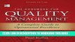 New Book The Handbook for Quality Management, Second Edition: A Complete Guide to Operational