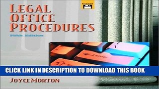 Collection Book Legal Office Procedures (5th Edition)