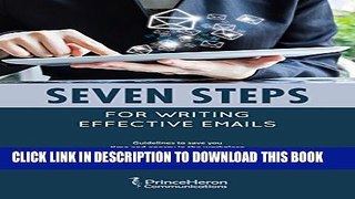 New Book Seven Steps for Writing Effective Emails: Guidelines to save you time and energy in the