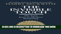 New Book The Invisible Touch: The Four Keys to Modern Marketing