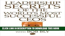 Collection Book Leadership Secrets of the World s Most Successful CEOS