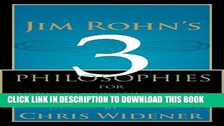 New Book Jim Rohn s 3 Philosophies for Network Marketing Success
