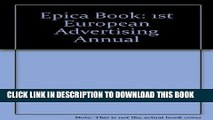 Collection Book Epica Book: 1st European Advertising Annual