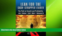 FREE PDF  Lean for the Cash-Strapped Leader: The Path to Growth and Profitability  BOOK ONLINE