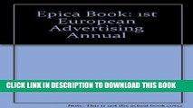 New Book Epica Book: 1st European Advertising Annual