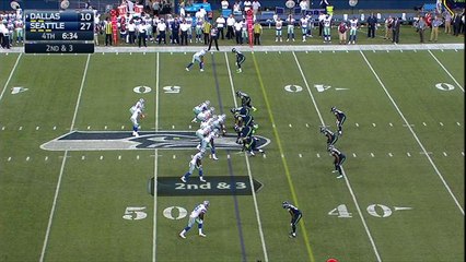 Seattle defense forces and recovers a fumble