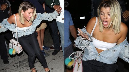 Sofia Richie Dances Like Crazy on Road at Her Wild Birthday Party