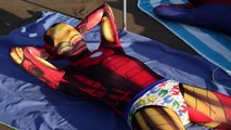 Spiderman and Ironman Fun Time - Superheroes in Real Life Movie Parody