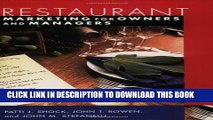 New Book Restaurant Marketing for Owners and Managers