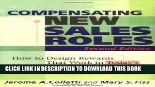 New Book Compensating New Sales Roles : How to Design Rewards That Work in Today s Selling