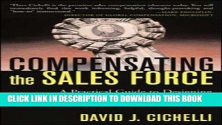 New Book Compensating the Sales Force: A Practical Guide to Designing Winning Sales Compensation