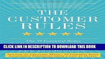New Book The Customer Rules: The 39 Essential Rules for Delivering Sensational Service