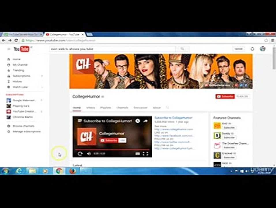 Get creative Create a Web TV series.