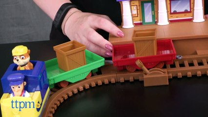 Paw Patrol Adventure Bay Railway Track Set from Spin Master