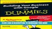 Collection Book Building Your Business with Google For Dummies