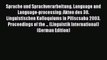 [PDF] Sprache und Sprachverarbeitung. Language and Language-processing: Akten des 38. Linguistischen