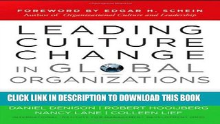 New Book Leading Culture Change in Global Organizations: Aligning Culture and Strategy