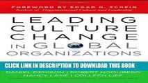 New Book Leading Culture Change in Global Organizations: Aligning Culture and Strategy