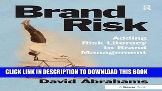 New Book Brand Risk: Adding Risk Literacy to Brand Management