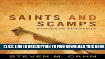 New Book Saints and Scamps: Ethics in Academia