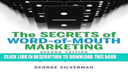 Collection Book The Secrets of Word-of-Mouth Marketing: How to Trigger Exponential Sales Through