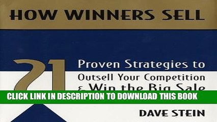 Collection Book How Winners Sell: 21 Proven Strategies to Outsell Your Competition and Win the Big