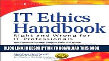 [PDF] IT Ethics Handbook:: Right and Wrong for IT Professionals Full Collection