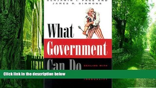 READ FREE FULL  What Government Can Do: Dealing with Poverty and Inequality (American Politics