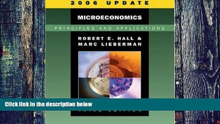 Must Have  Microeconomics: Principles and Applications, 2006 Update (with InfoTrac)  READ Ebook