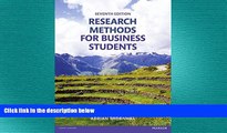 READ book  Research Methods for Business Students, 7th ed.  FREE BOOOK ONLINE